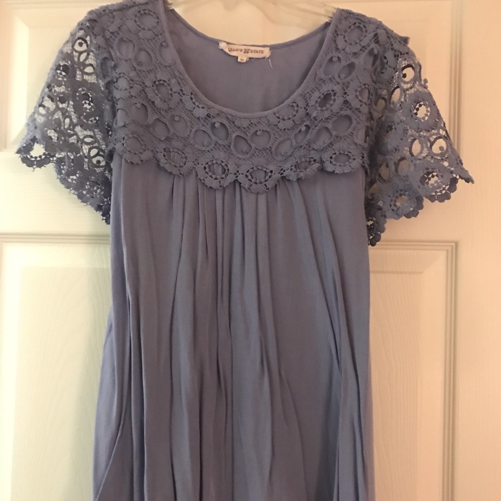 Flowy Blue Top
